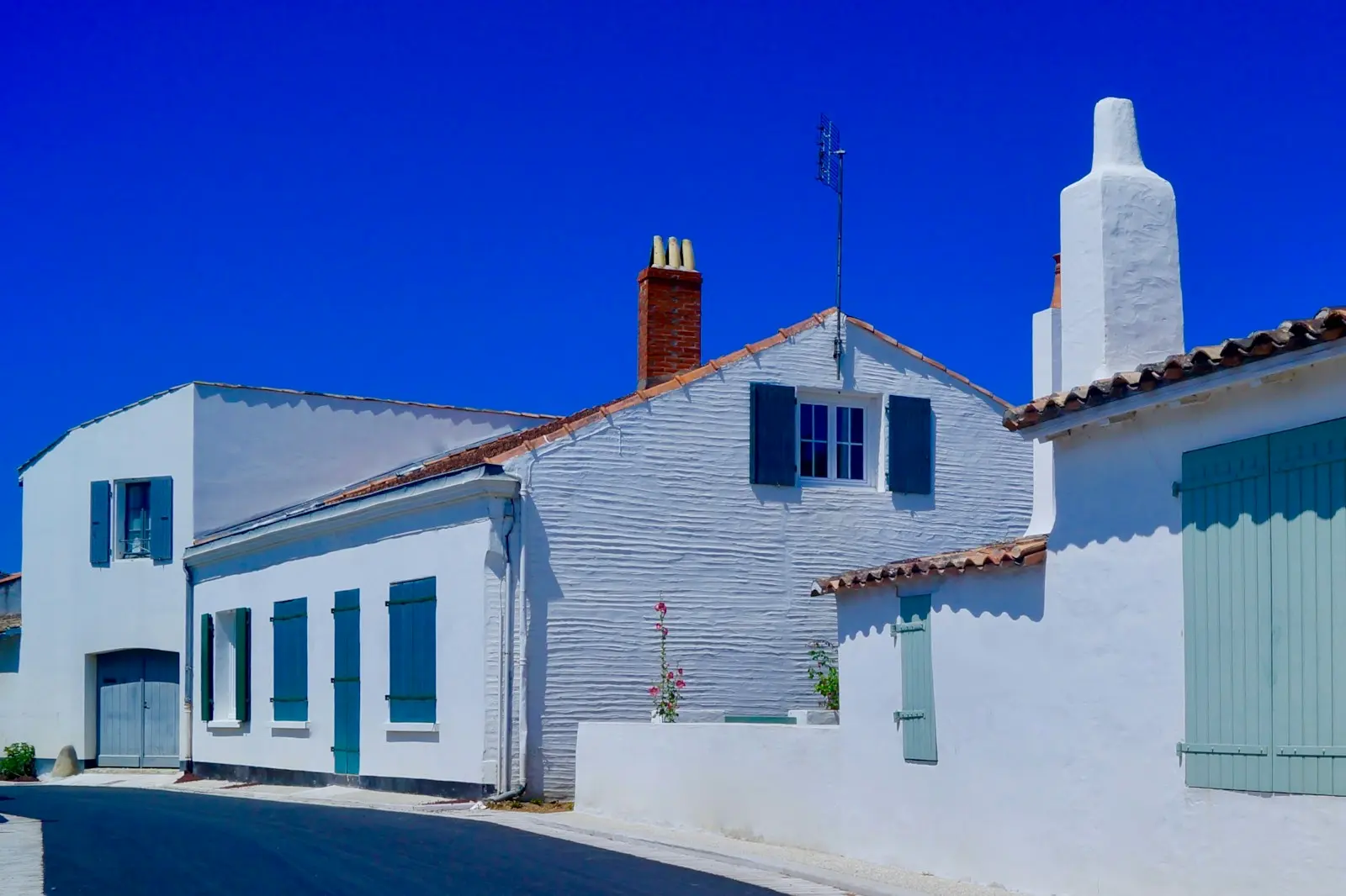 Maison aux volets bleus, Île de Ré